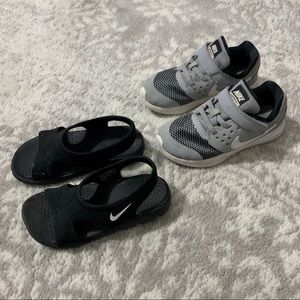 Nike shoes and sandals size 9c